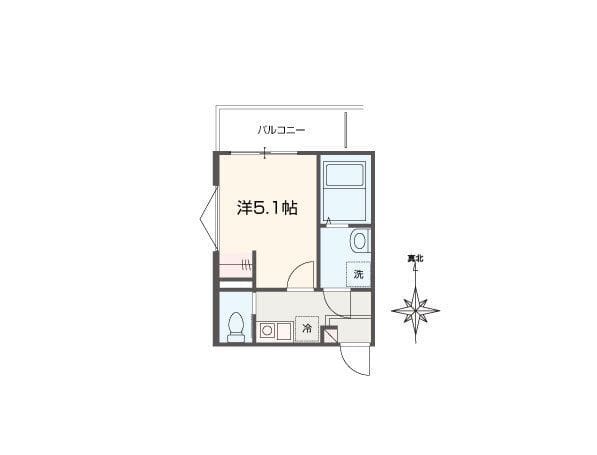 MELLAS北赤羽 301 間取り図