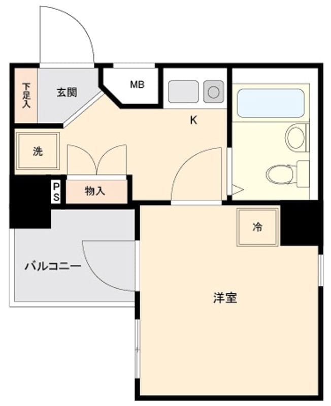 メインステージ大森駅前 804 間取り図