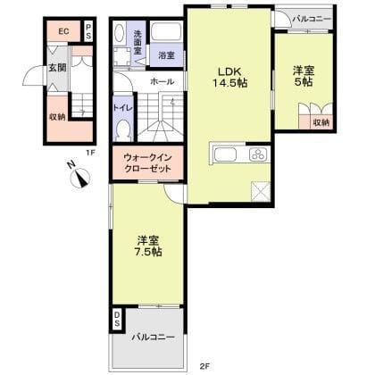 East Forest 201 間取り図