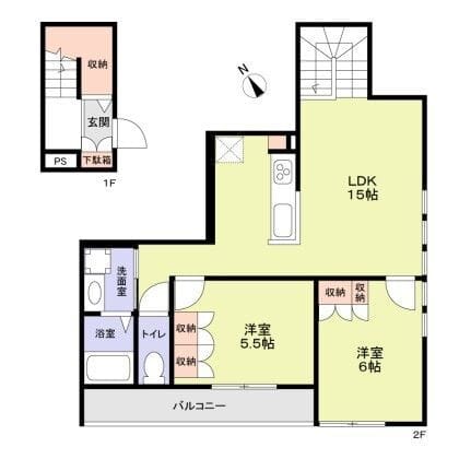 East Forest 202 間取り図