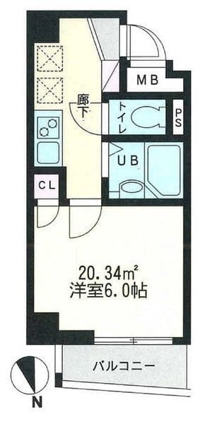 一真舎 301 間取り図