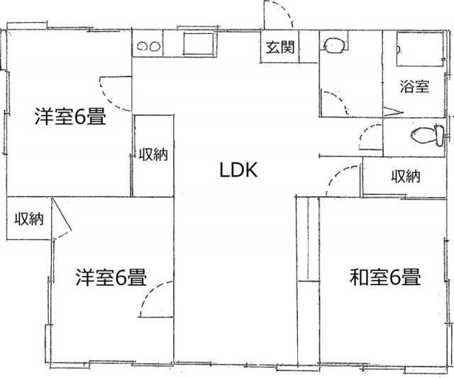 若葉の丘フェリチータ初音 101 間取り図