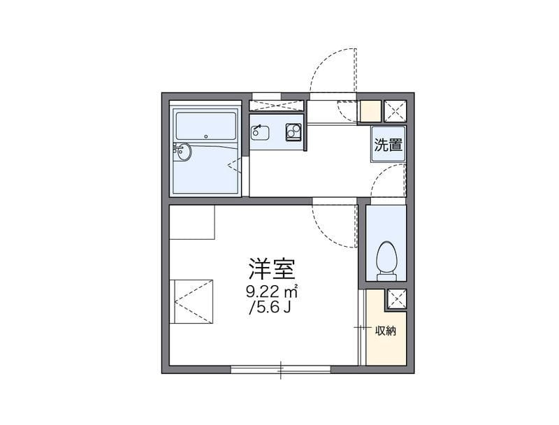 レオパレスKAORU 201 間取り図