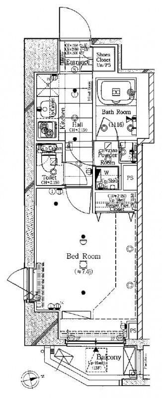 コンシェリア新橋MASTER'S VILLA 901 間取り図