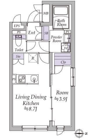 アトリオフラッツ日暮里 101
