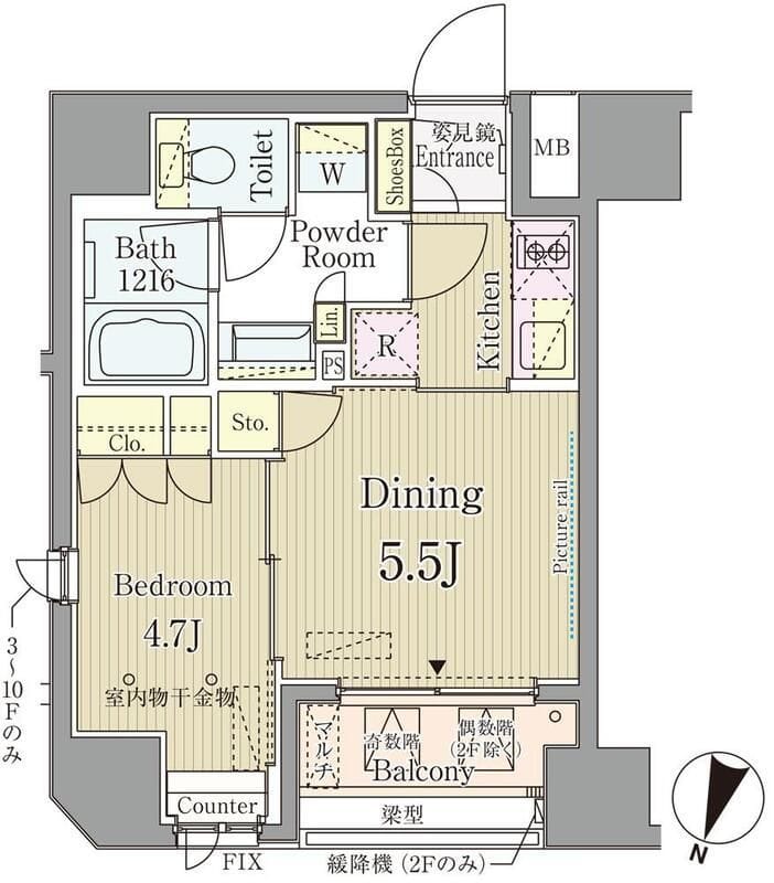 セレニティー神田 404