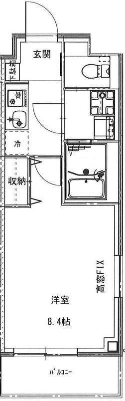 b’CASA志茂 201 間取り図