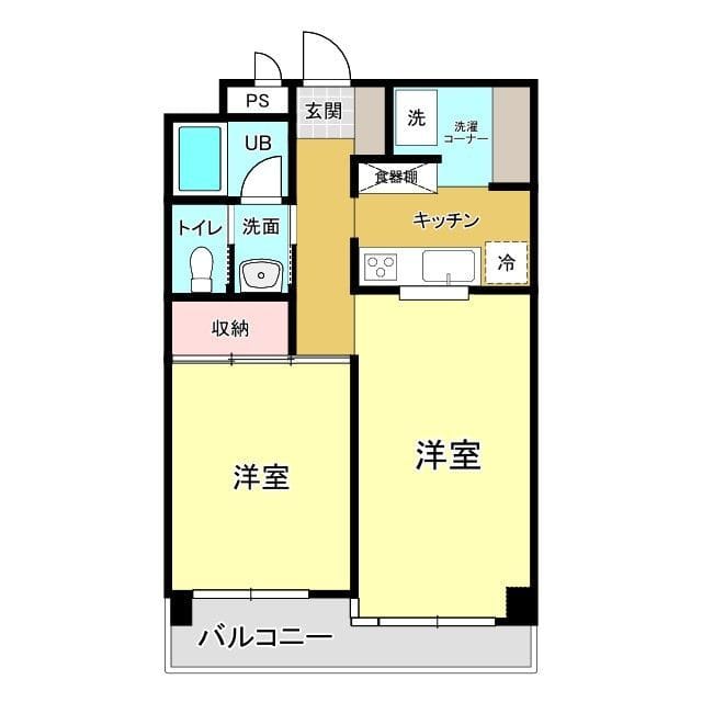 パークヒルズ.K 301 間取り図