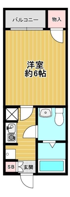 スコレータムラマⅡ 304 間取り図