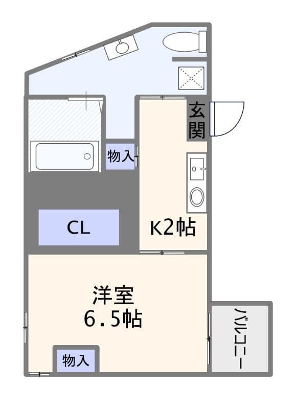 スコレータムラマⅡ 401 間取り図