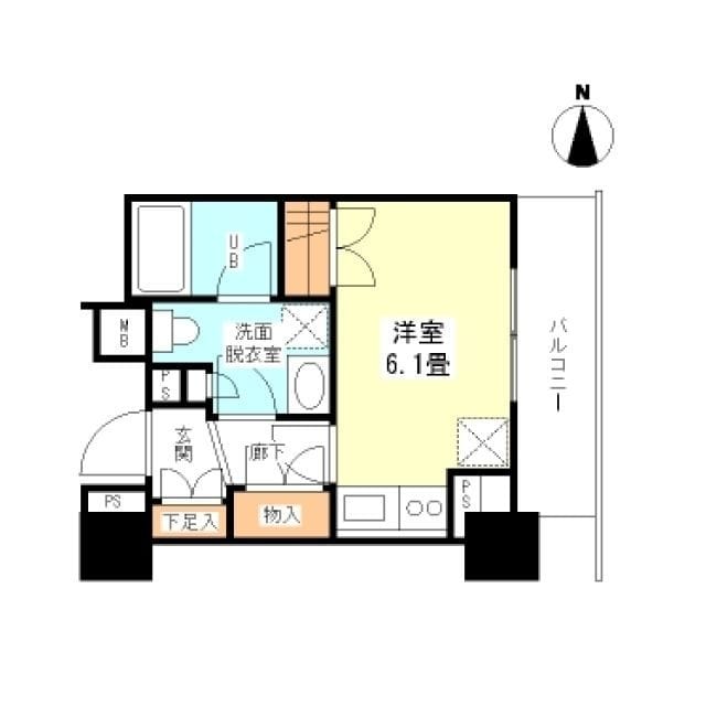 プラウドタワー亀戸 311 間取り図