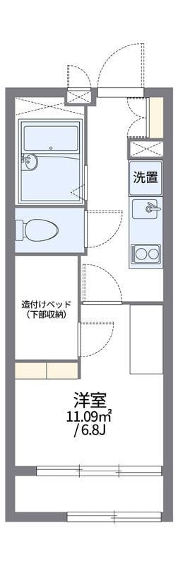 レオパレスサクラパークA 203 間取り図