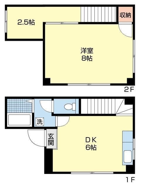 第3Kフラット 101 間取り図