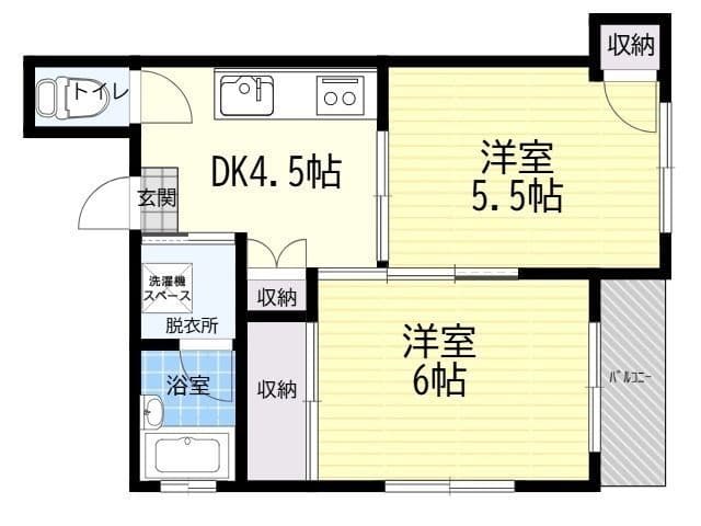 ソシア・ドエル 301 間取り図