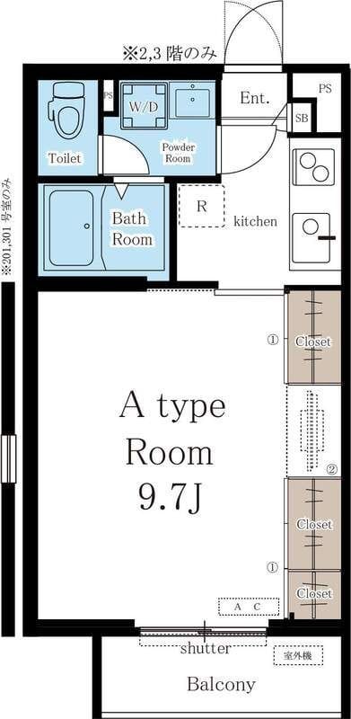 リブリ・グランディール西新井Ⅱ 201