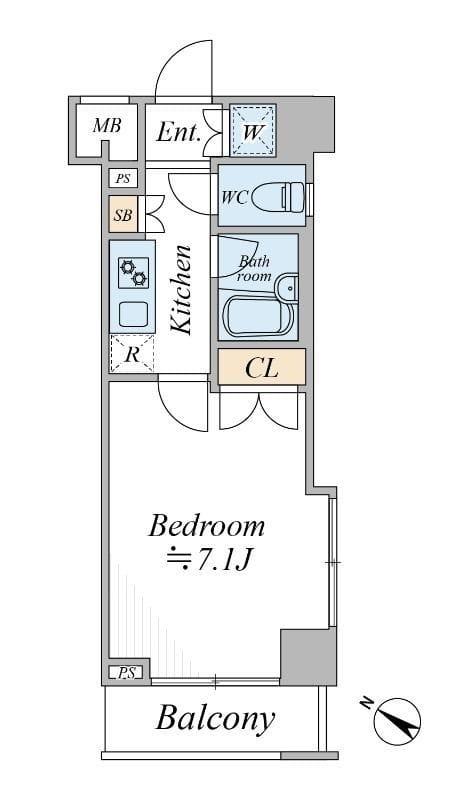 パレステュディオ新宿パークサイド 814