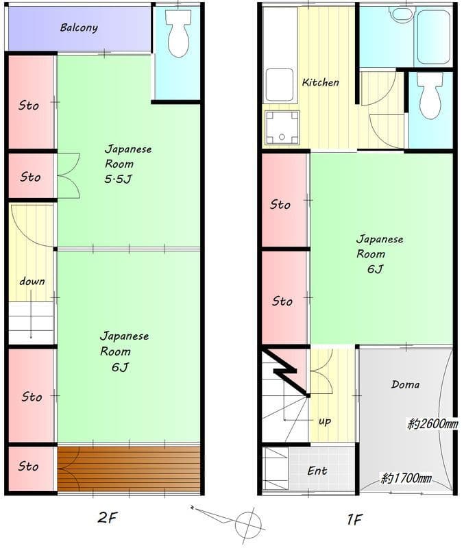 滝野川5丁目貸戸建 戸建 14万円/入力なし/入力なし 間取り図