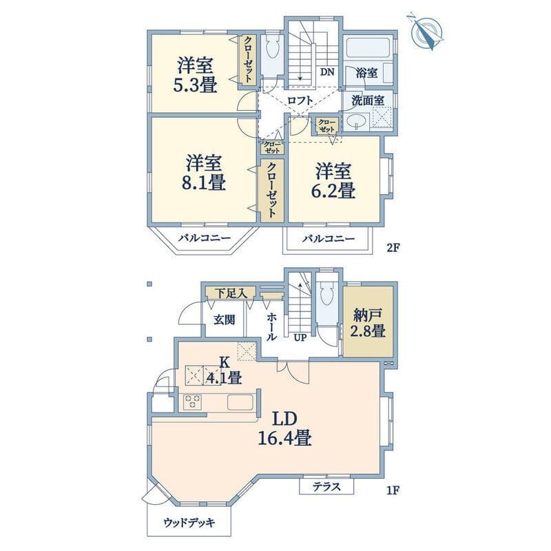 鎌谷町戸建 20万円/なし/入力なし 間取り図