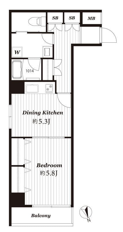 ライオンズマンション新富町第二 6階部分の写真