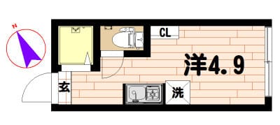 ルームズ高田馬場B棟 102