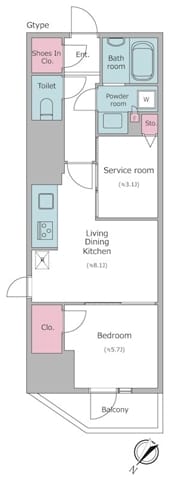 レジディア中目黒Ⅲ 0206