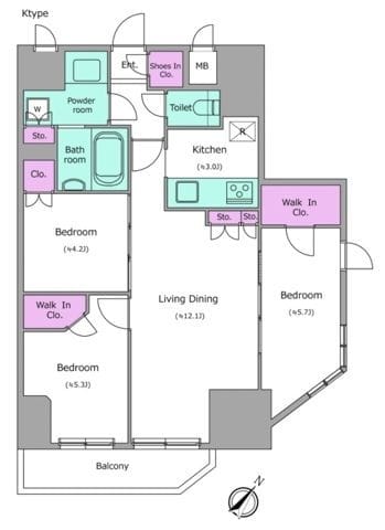 レジディア中目黒Ⅲ 1405