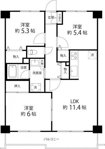 T’s garden光が丘 303 間取り図