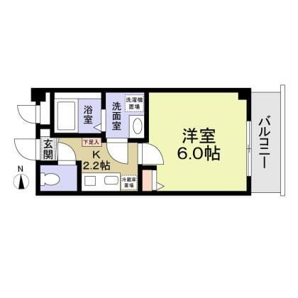 パルトネール井荻 302 間取り図