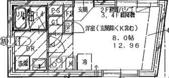 Oakrest恵比寿 302 間取り図