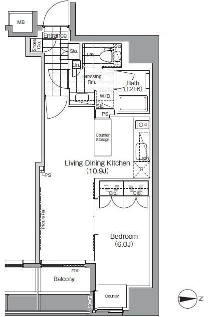 ザ・パークハビオ 蔵前 305