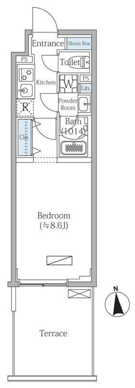 ルネサンスコート目白御留山 102 間取り図
