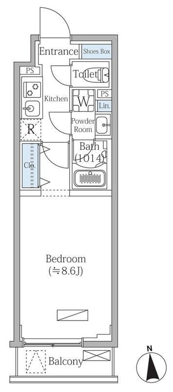 ルネサンスコート目白御留山 203 間取り図