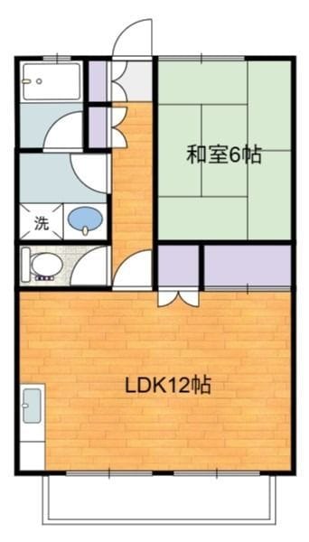 山和ハイツ5 102 間取り図