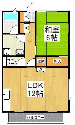 山和ハイツ5 103 間取り図
