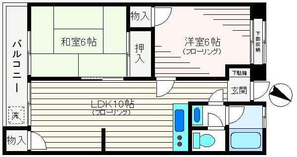 F-3102 105 間取り図