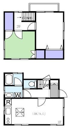 弘明寺戸建 11.5万円/なし/3,000円 間取り図