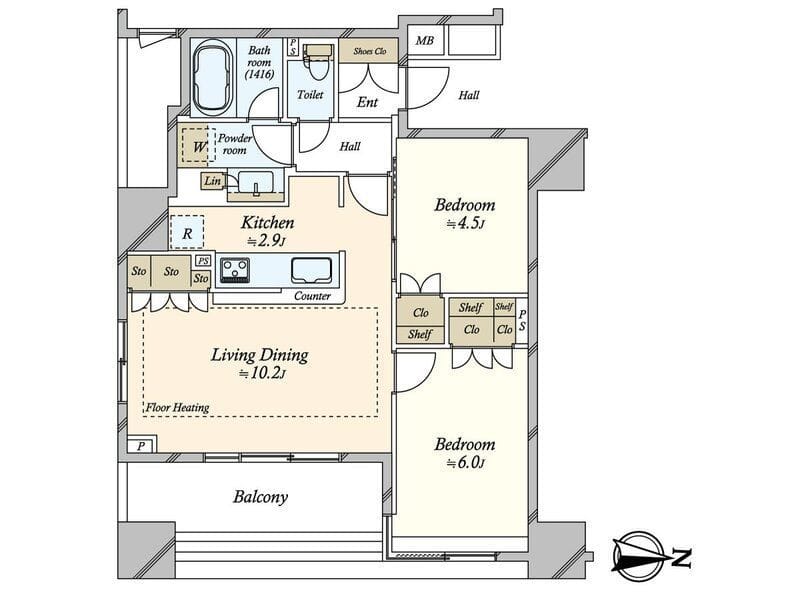 クレヴィア住吉扇橋 903