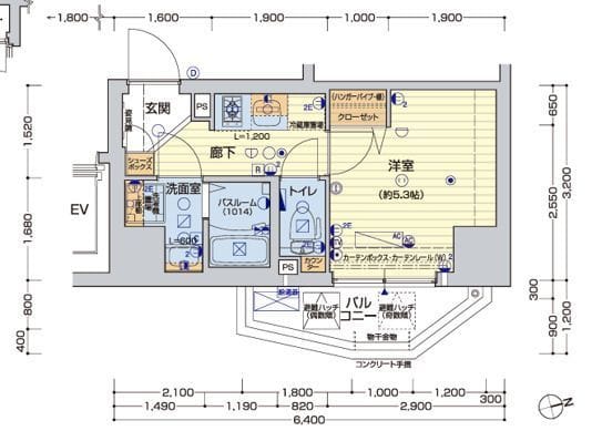 レオンコンフォート池田山 904 間取り図