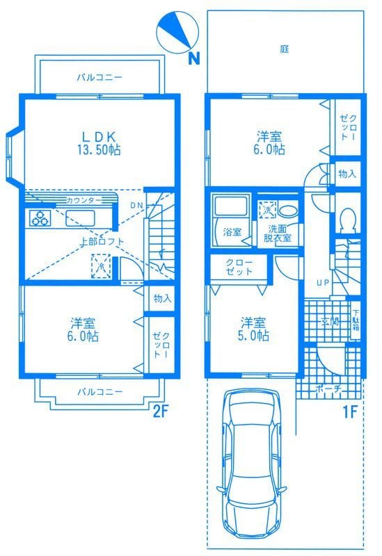 ロータス E 間取り図
