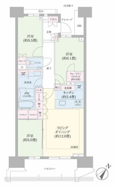 HARUMI FLAG PARK VILLAGE F棟 805