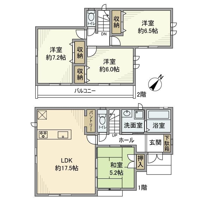 大蔵戸建 0 間取り図