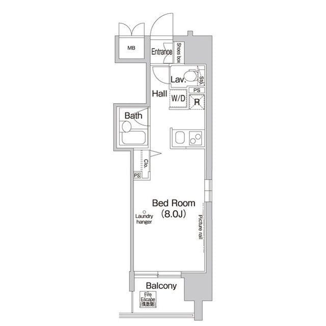 コンフォリア芝浦 0201