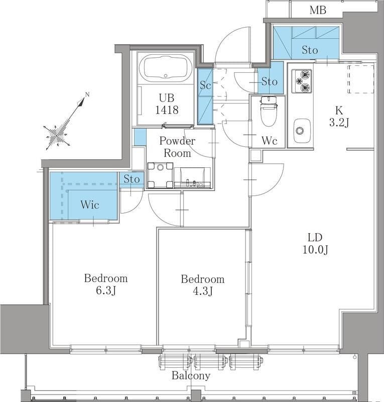 南麻布仙台坂レジデンス 801
