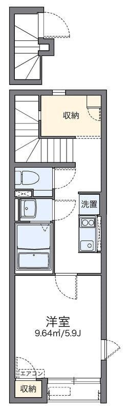 レオネクストフィオーレ 201 間取り図