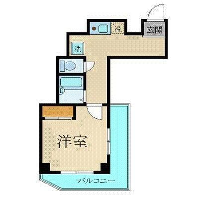 プレール渋谷壱番館 306 間取り図