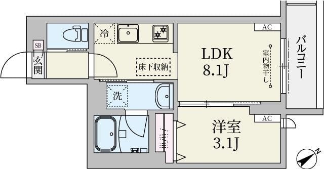 TR駒込 102 間取り図