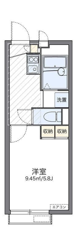 レオパレスガーデンヒルズ 202 間取り図