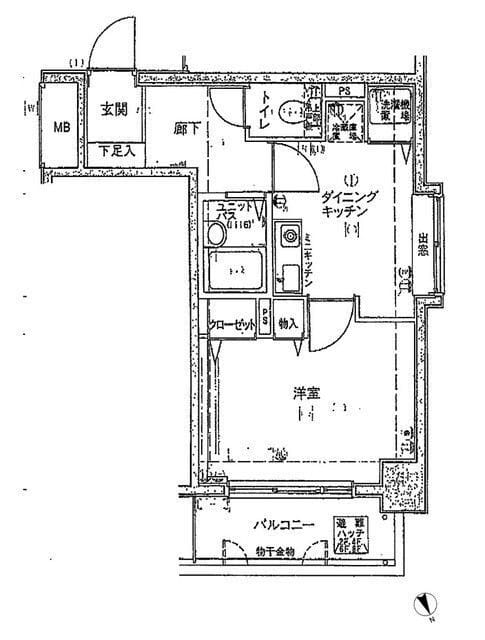 OLIO南阿佐ヶ谷 302 間取り図