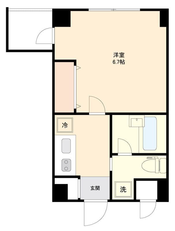 ベレール・サツキ 0302 間取り図