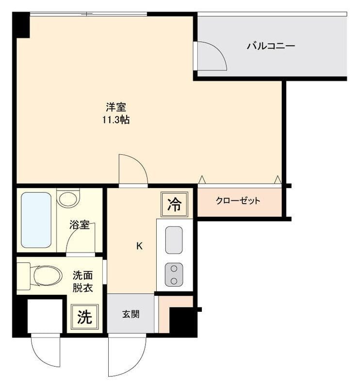 ベレール・サツキ 0403 間取り図